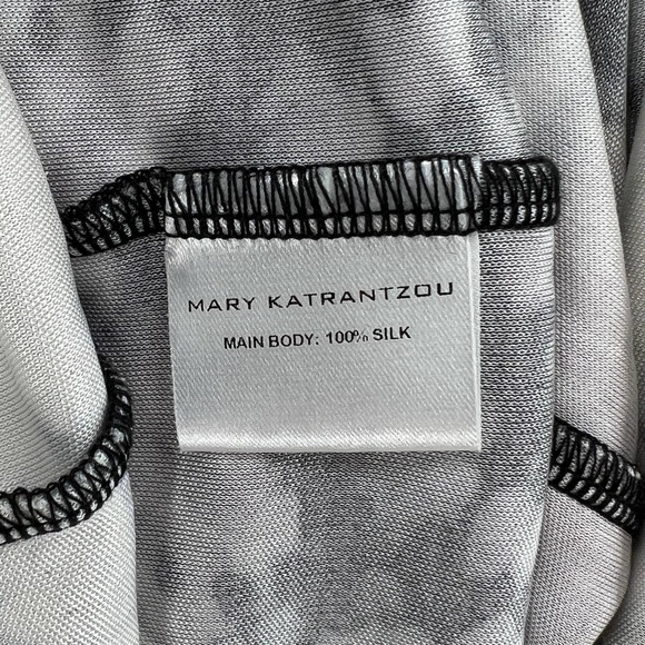 MARY KATRANTZOU Dress Womes Small Black Long Sleeve Misty Maria Night time - Picture 11 of 16